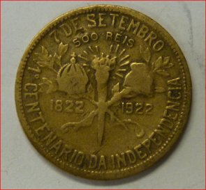 Brazilie 500 reis 1922